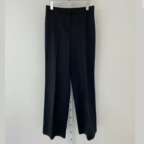 EMILIO PUCCI BLACK COTTON SILK TROUSERS SIZE IT 44 / US 10 NWTS! - Picture 3 of 17